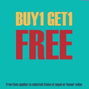 Until Sep 25 Buy one get one free entire closet!